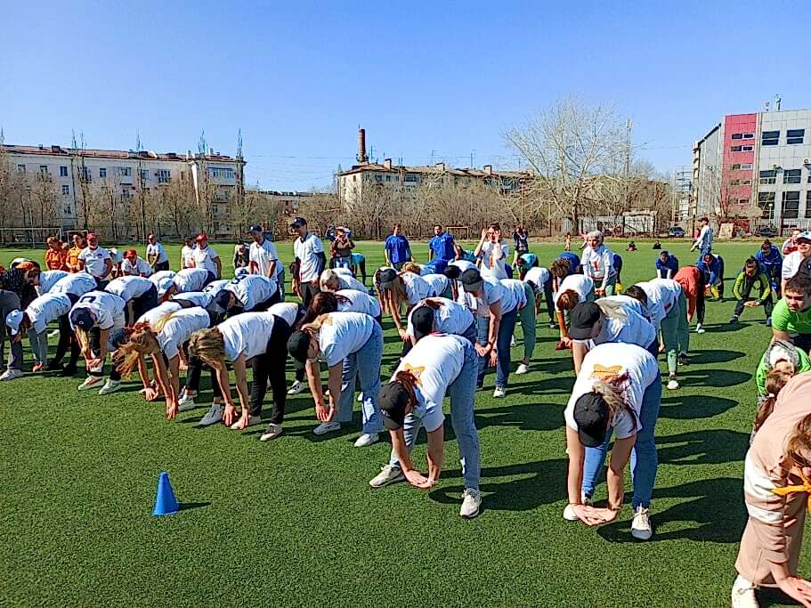 massovaya zaryadka krasnoarmeyskiy 7 911x683 - Массовая зарядка в Красноармейском районе: СК «ПРАЙД» открыл спортивный сезон